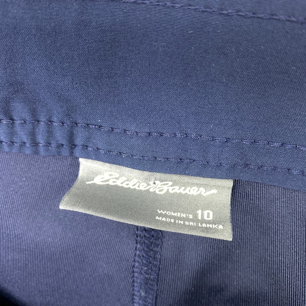 Eddie Bauer Women's Size 10 Activewear Navy Blue Skort Pockets - Picture 6 of 7